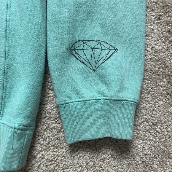 Diamond Supply Co Archangels Men’s Small Crewneck Sweatshirt Mint Green - Picture 5 of 6